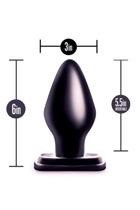 ANAL ADVENTURES XXL PLUG BLACK Blush