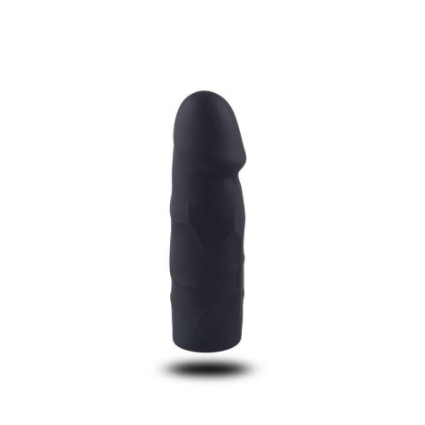 Czarne majtki strap-on z silikonowym dildo 10 cm Toyz4lovers