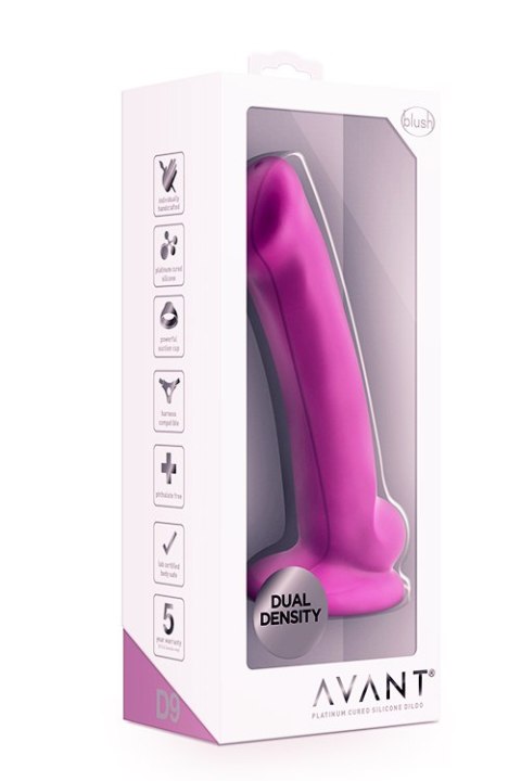 Gładkie silikonowe dildo z przyssawka 16,5 cm Blush