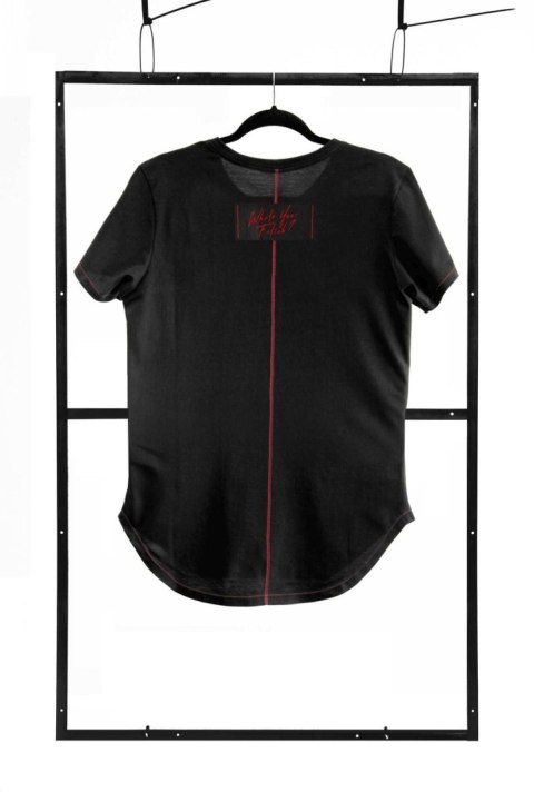 T-shirt men black M fashion Demoniq