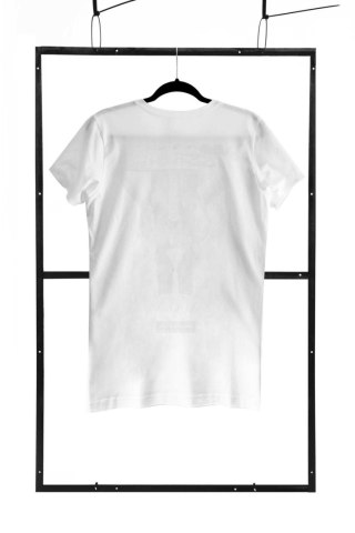 T-shirt men white M regular Demoniq