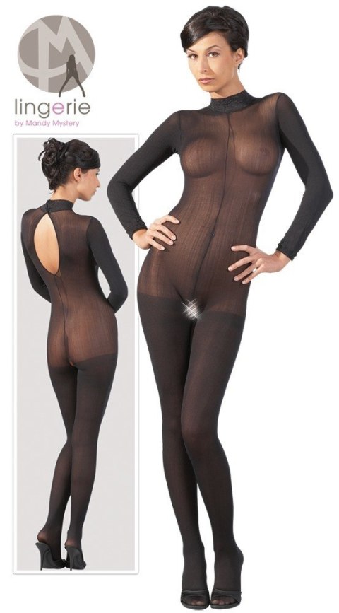 Catsuit bodystocking siateczka otwarty krok m/l NO:XQSE