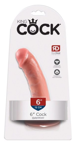 King Cock 6 inch Flesh King Cock