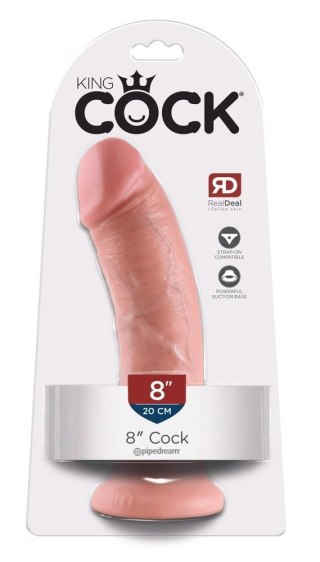 King Cock 8 inch Skin-coloured King Cock