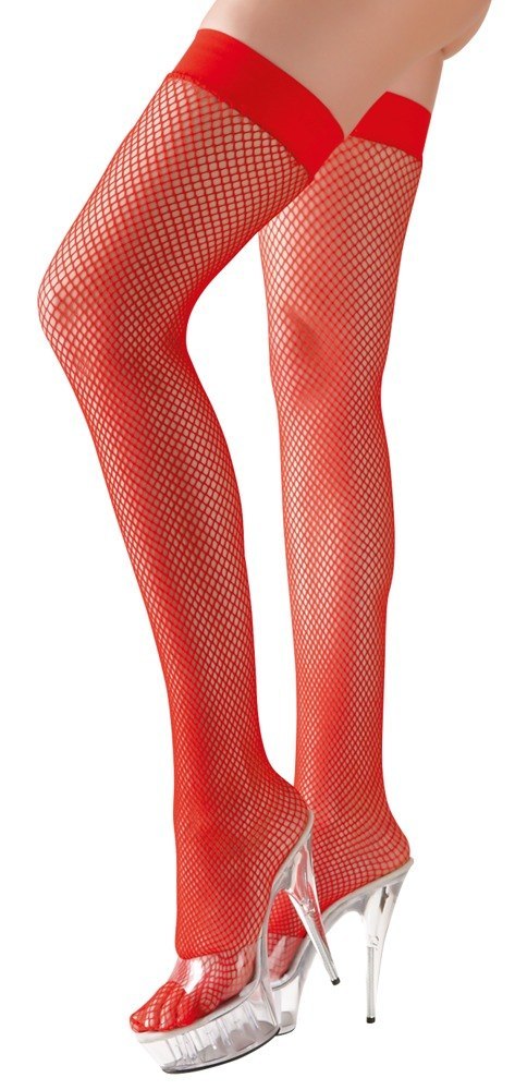 Hold-up Stockings red S Cottelli LEGWEAR