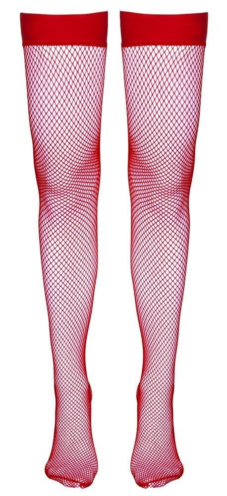 Hold-up Stockings red S Cottelli LEGWEAR