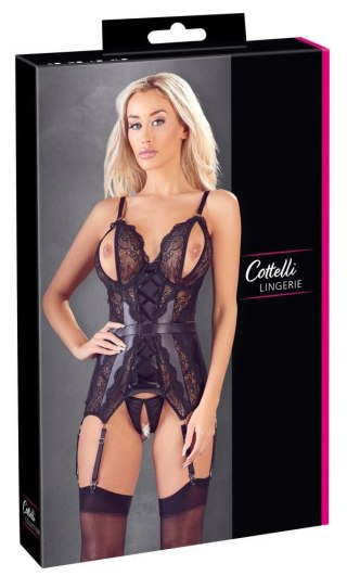 Crotchless Basque L Cottelli LINGERIE