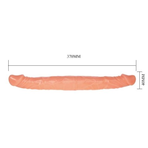 Podwójna penetracja długie dildo sex penis 37cm BAILE