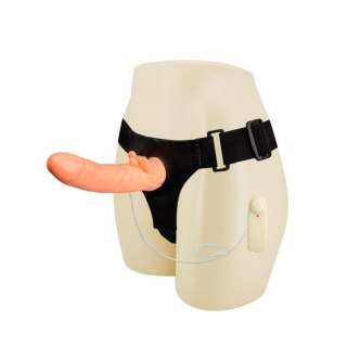 Realistyczny penis strapon wibrator z pasami 20cm BAILE