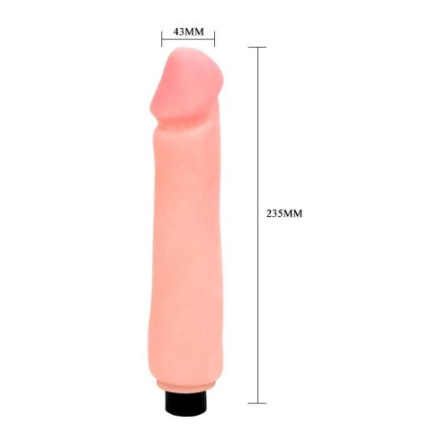 Wibrator penis naturalny z żyłkami elastyczny 23cm BAILE