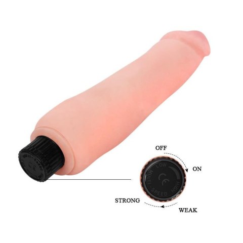 Wibrator penis naturalny z żyłkami elastyczny 23cm BAILE