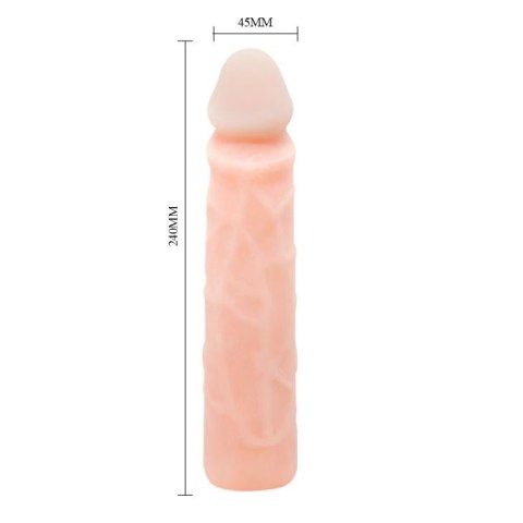 Wyginane dildo z cyberskóry realistyczny penis 24c BAILE