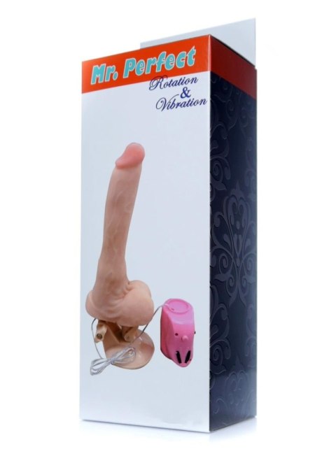 Dildo penis na przyssawce obroty rotacja 24cm B - Series EasyLove