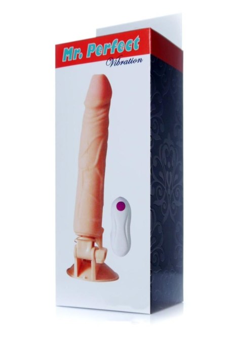 Dildo z przyssawką pilotem penis realistyczny 24cm B - Series EasyLove