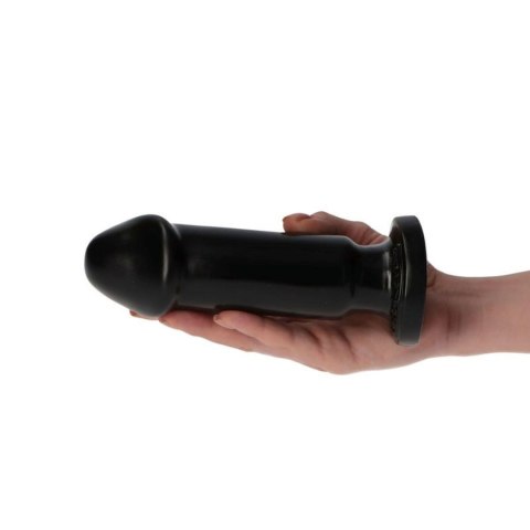 Małe czarne gumowe dildo gładkie z przyssawką 13cm Toyz4lovers