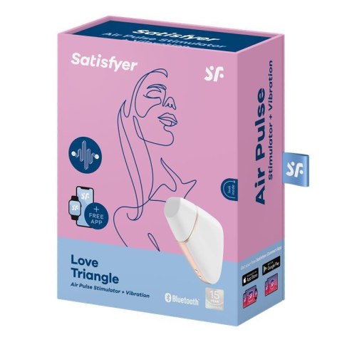 Masażer powietrzny satisfyer love triangle z apką Satisfyer