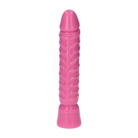 Realistyczny różowy penis w spiralne żyły 10,5cm Toyz4lovers