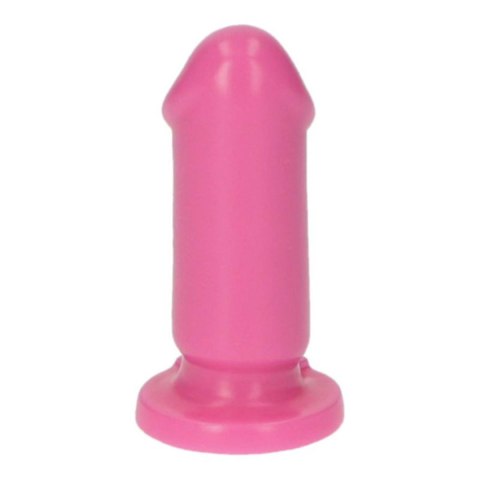 Różowe gumowe dildo gładkie z przyssawką 8 cm Toyz4lovers