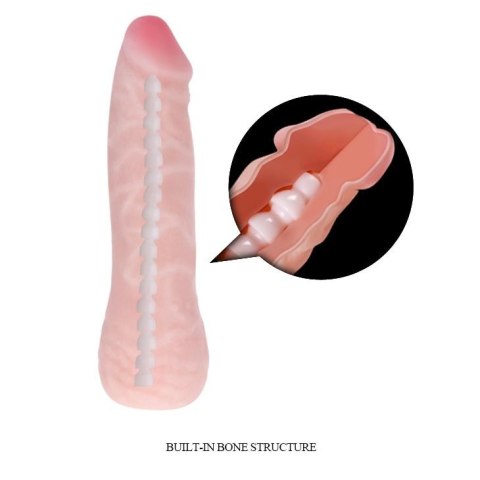 Wyginane dildo realistyczne jak penis członek 16cm BAILE