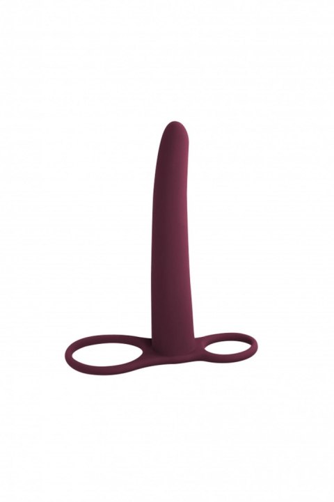 Dildo nakładka na penisa podwójna penetracja 16cm Lola Toys