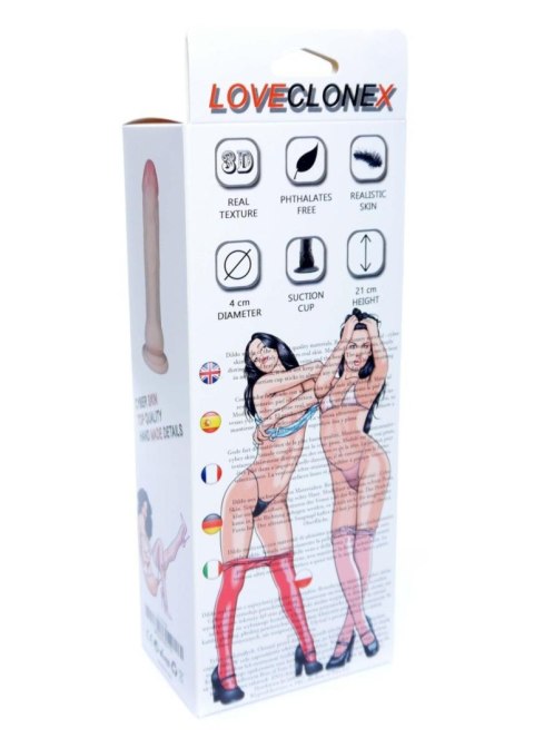 Realistyczny naturalny penis dildo z cyberskóry 21 B - Series Real