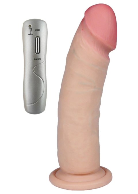 Realistyczny penis dildo z rotacją cyberskóra 20cm B - Series Real