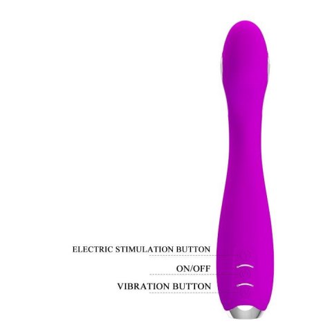 Wibrator z elektrostymulacją gspot 19cm 7trybów Pretty Love