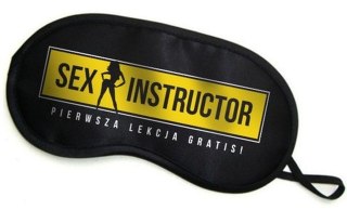 Maska- Opaska na oczy "SEX INSTRUCTOR' Grammi