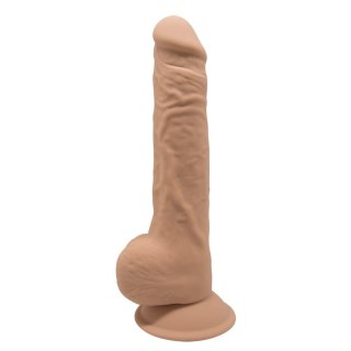 Realistyczne żylaste dildo z podwójna skórą Silexd