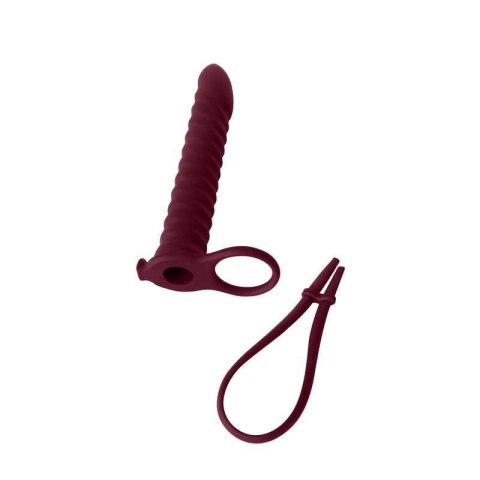 Dildo z pierścieniem do podwójnej penetracji 16 cm Lola Games