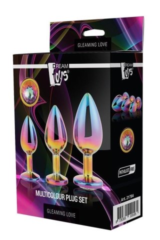 GLEAMING LOVE MULTICOLOUR PLUG SET Dream Toys