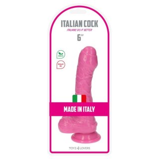 Mały różowy żylasty penis z przyssawką 16 cm Toyz4lovers