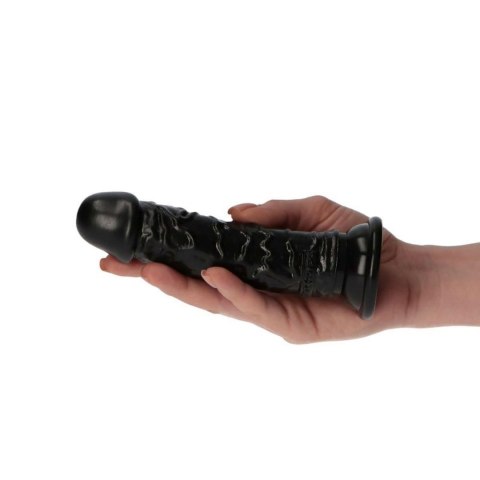 Realistyczne żylaste czarne dildo z przyssawką Toyz4lovers