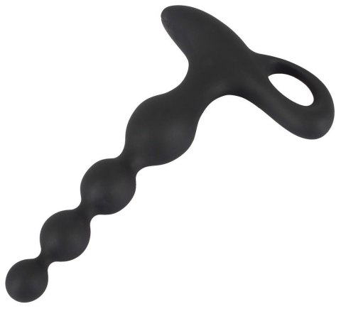 Koraliki kulki analne do pupy wibracje 20cm 10tryb Black Velvets