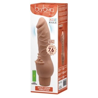 Realistyczny penis z wypustkami do łechtaczki 19cm BAILE