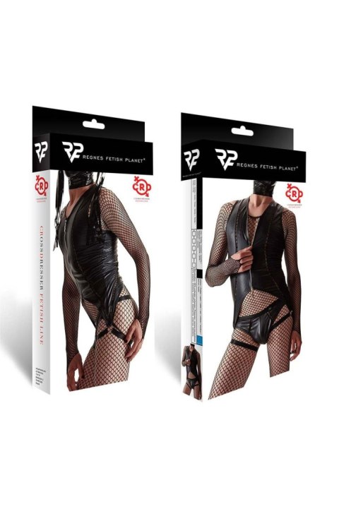 Seksowny kostium męski body + jockstrap wetlook L Regnes Fetish Planet