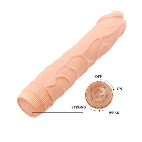 Wibrator penis z grubymi żyłami sex członek 22cm BAILE