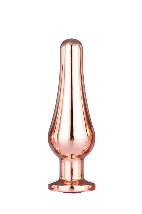 GLEAMING LOVE ROSE GOLD PLEASURE PLUG M Dream Toys