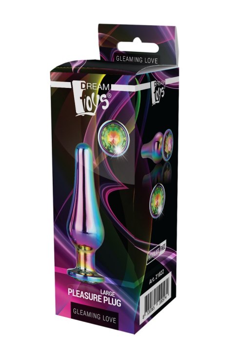 Metalowy gładki korek analny zatyczka plug 12,7 cm Dream Toys