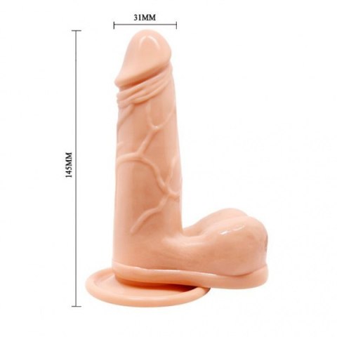 Realistyczny penis rotacyjne dildo z wibracjami BAILE