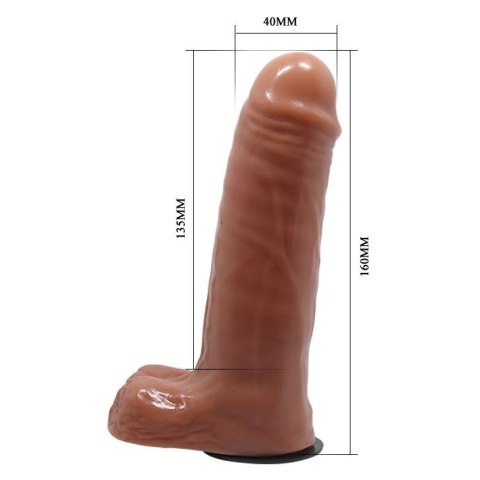 Strapon z wibracjami na paskach uprząż sex 16cm BAILE