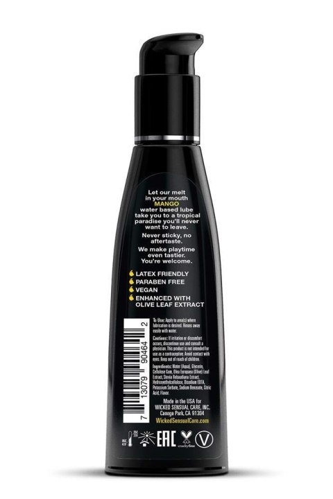 WICKED AQUA MANGO LUBE 120ML Wicked Sensual Care