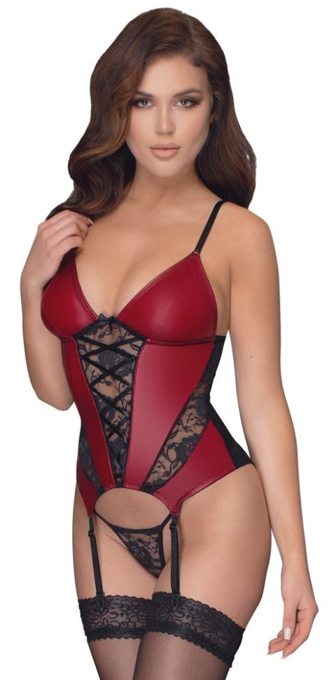 Basque red/black L Cottelli LINGERIE