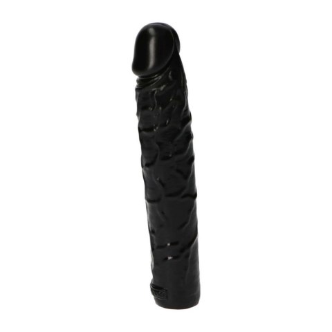 Czarne dildo żylaste analne wodoodporne 16,5 cm Toyz4lovers