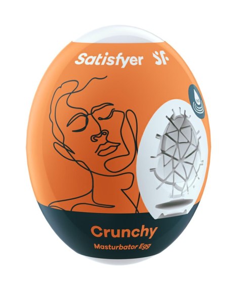 Masturbator żelowe jajeczko Satisfyer crunchy sex Satisfyer