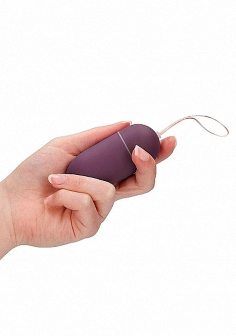 10 Speed Remote Vibrating Egg - Big - Purple ShotsToys