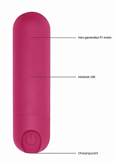 10 Speed Rechargeable Bullet - Pink Be Good Tonight