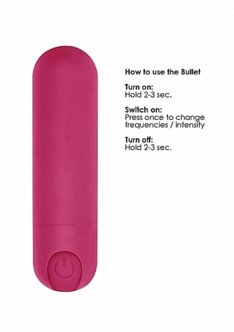 10 Speed Rechargeable Bullet - Pink Be Good Tonight