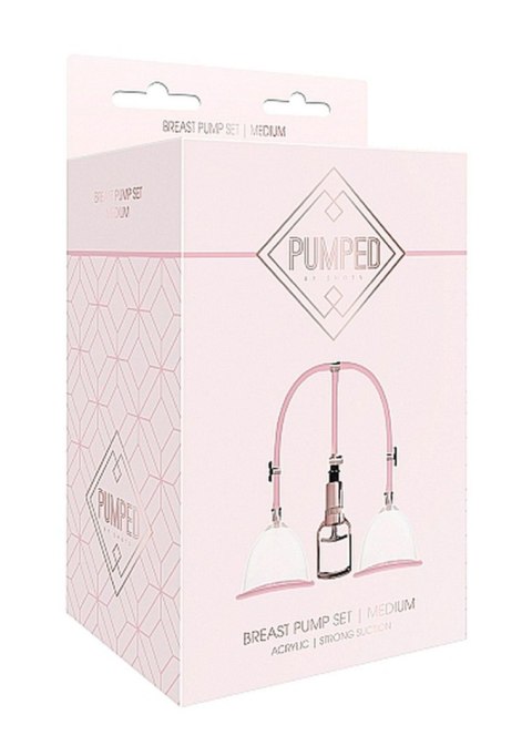 Breast Pump Set Medium - Rose Gold Pumped