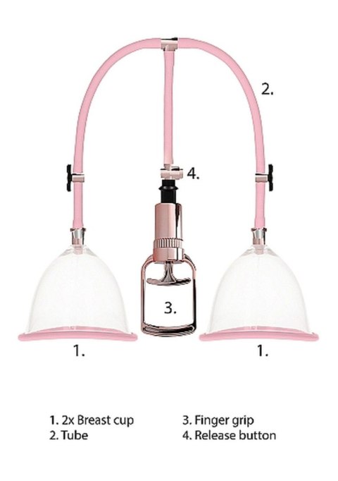 Breast Pump Set Medium - Rose Gold Pumped